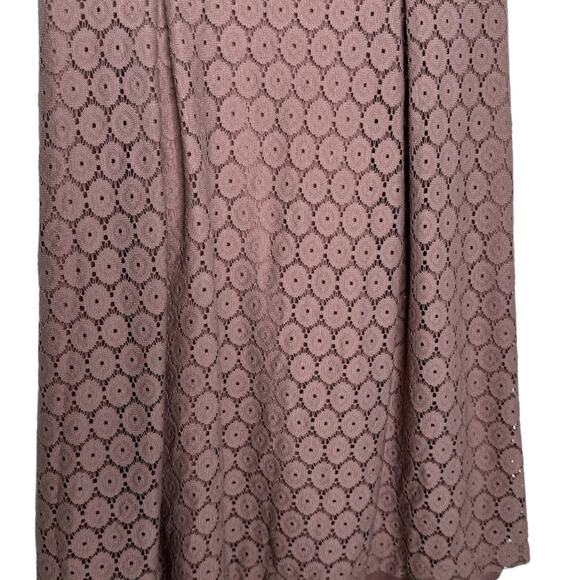 Rabbit Rabbit Rabbit Dress Size 6 Brown Floral Lace Knee Length Dress Size 6 - Picture 3 of 9